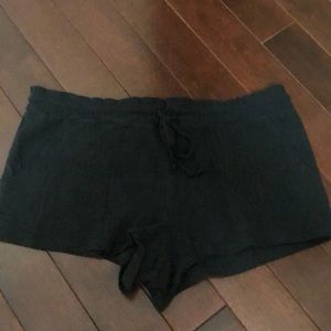 Black beach cover up bottoms size medium